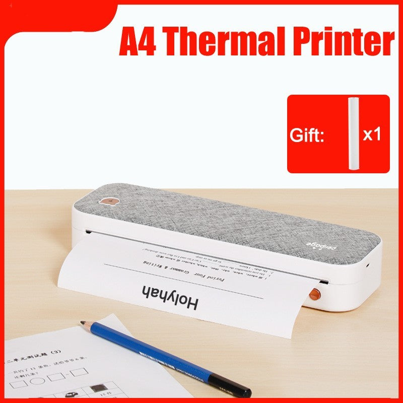 Mini impresora A4 portátil para el hogar, sin tinta, máquina de errores