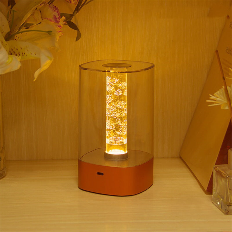 Nouvelle Lampe d'Ambiance LED Tactile Rechargeable USB Protection des Yeux Lampe de Chevet pour Chambre Bar Restaurant Décoration Jardin Veilleuse Décoration Intérieure