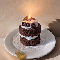 Chocolate Velvet Cute Cake Aromatherapy Candle