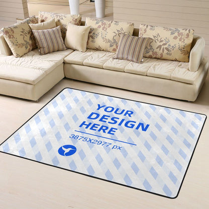 63x48in Flannel Absorbent Non-slip Floor Mat