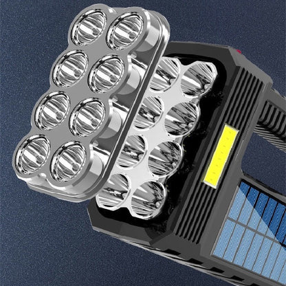 Linterna Led Recargable Solar Usb