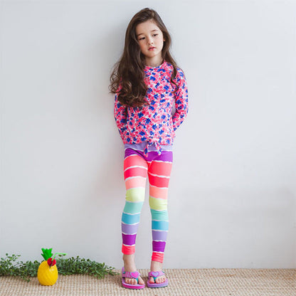 Split Children's Swimsuit Long Sleeve Trousers Sun Protection