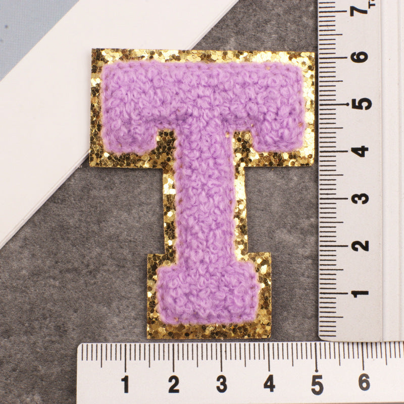 26 Patchs de Vêtements Brodés avec Lettres