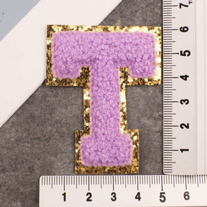 26 Patchs de Vêtements Brodés avec Lettres