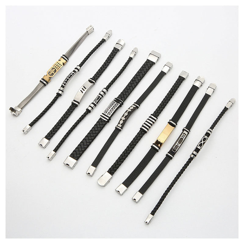 Coffret Cadeau Affaires Montre Ceinture Portefeuille Bracelet en Cuir Haut de Gamme Homme Boîte Cadeau Créative d'Anniversaire