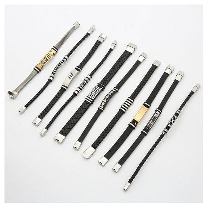 Coffret Cadeau Affaires Montre Ceinture Portefeuille Bracelet en Cuir Haut de Gamme Homme Boîte Cadeau Créative d'Anniversaire