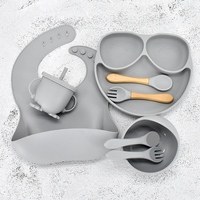 Assiette et bol d'apprentissage 11 pièces pour bébé