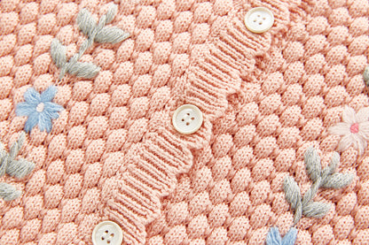 Hand-embroidered Jacket Top All-match Cardigan