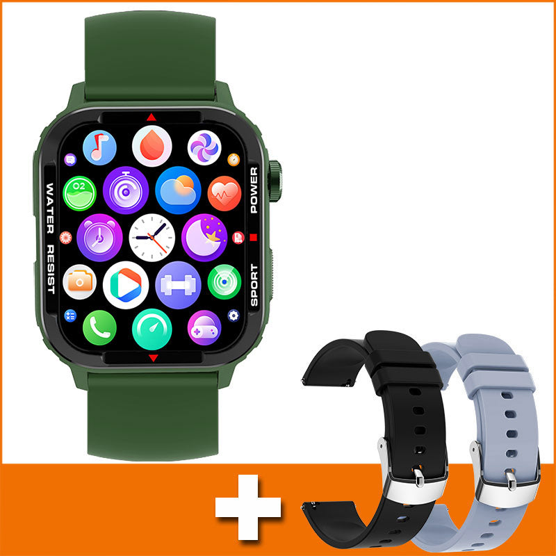Montre intelligente sportive Bluetooth avec suivi de la pression artérielle et de l'oxygène sanguin
