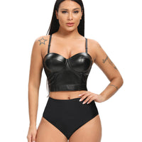 Haut bustier pour femmes Corset dos nu