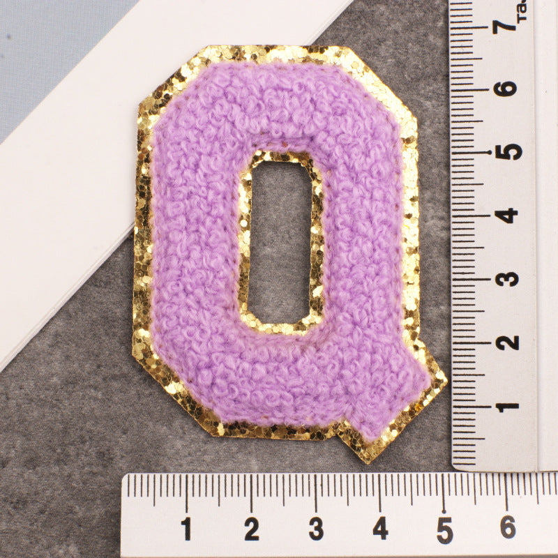26 Patchs de Vêtements Brodés avec Lettres