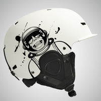 Casque de ski intégré avec lunettes de protection simples et doubles pour adultes