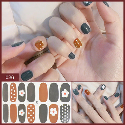 Manufacturer''s Direct Selling Nail Enhancement Sticker Full Paste Ins Japanese