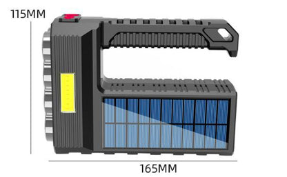 Linterna Led Recargable Solar Usb