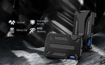 Aluminum Alloy RFID Anti-theft Card Holder Metal Wallet