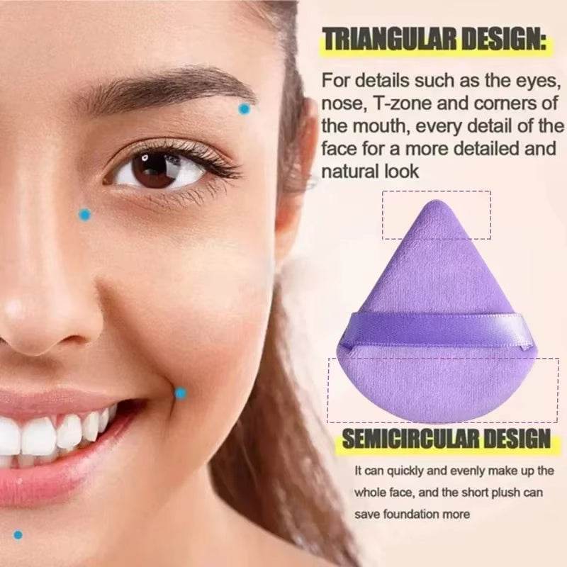 Lot de 12 éponges de maquillage – Houppettes, mini-coussins, éponges beauté pour tous les usages