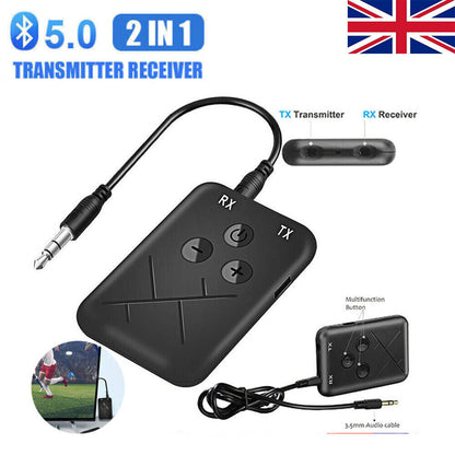 Wireless 2-in-1 Bluetooth Receiver Electronics