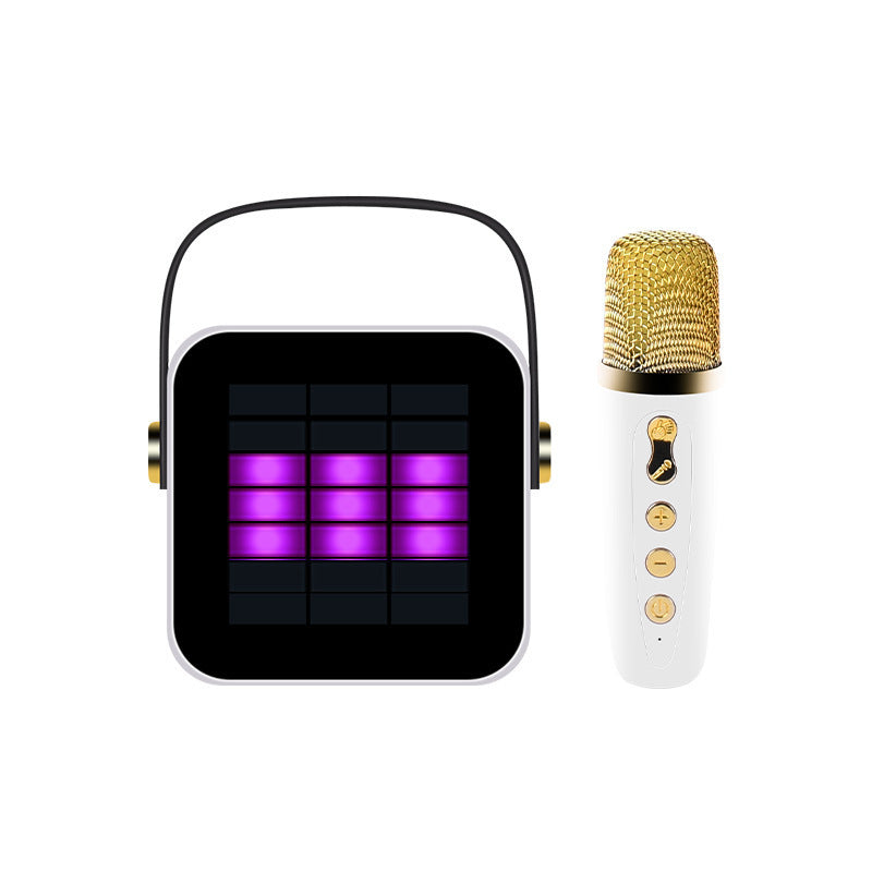 Divisor de micrófono para cinturón portátil con altavoz Bluetooth