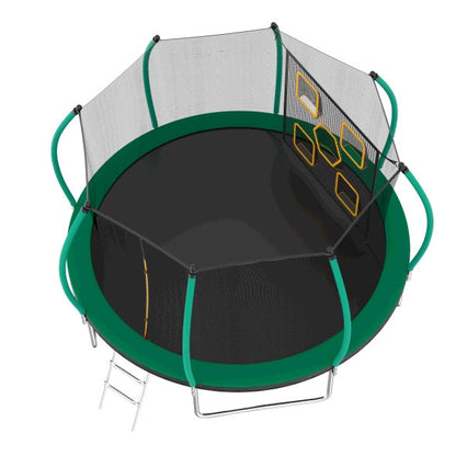 14FT Trampoline with Enclosure & Ladder – ASTM Approved