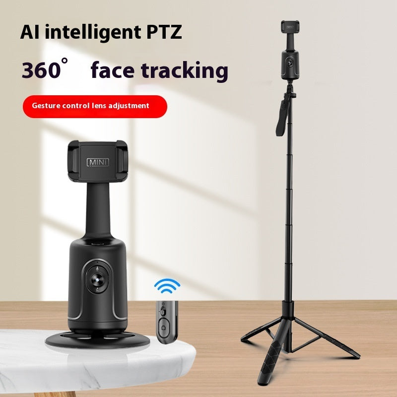 Cardan de suivi de visage automatique 360 Cardan intelligent AI Suivi de visage Support de téléphone automatique pour téléphone intelligent Vidéo Vlog Trépied stabilisateur en direct