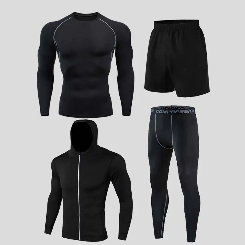 Men's Fitness Outfit Set – Performance Gym & Running Suit for Training & Workouts