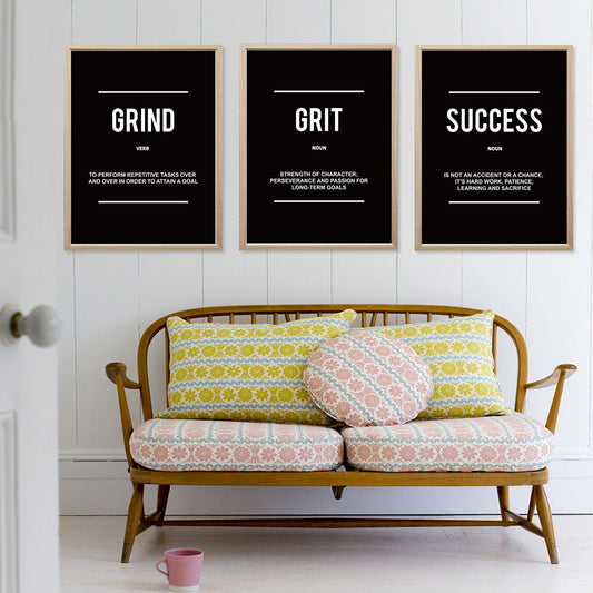 Arte de Pared Citas Inspiradoras Decoración de Oficina