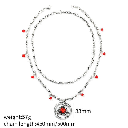 Alloy Silver Necklace Jewellery Jewelry