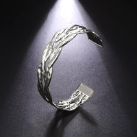 Fashion Double Twist Open Luxury With Fashion Bracelet
