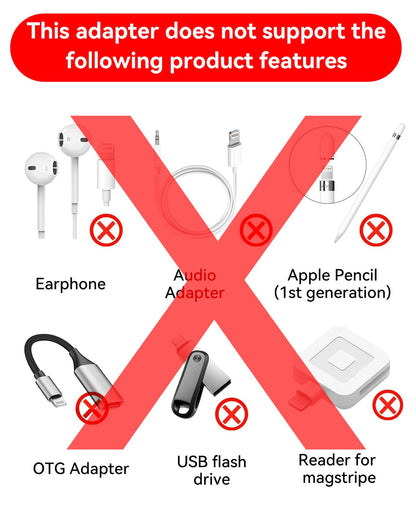 to USB-C Adapter 4 Pack — Fast Charging & Data Transfer for iPhone 17/16/15, Not