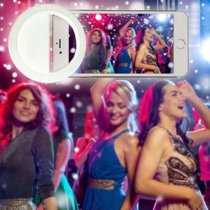 Selfie Ring Light For Iphone And Android, Portable Ring Light With 3 Light Level