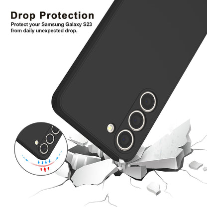 Samsung Galaxy S23 Liquid Silicone Case - Slim Full Body Stylish Protective Cover