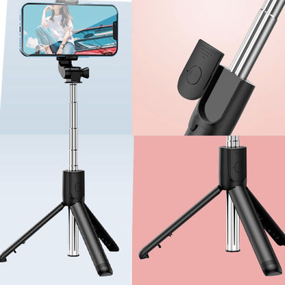 Stick Tripod 28" — Extendable Phone Tripod with 360° Rotation Holder for Travel,
