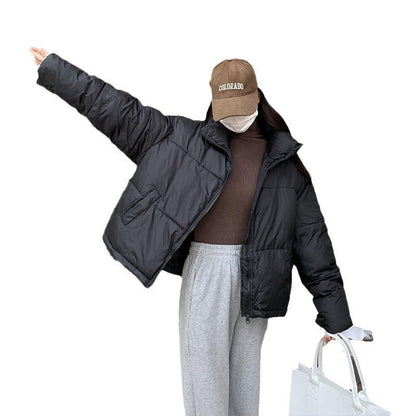 Manteau court en pain d'épices d'hiver pour femme
