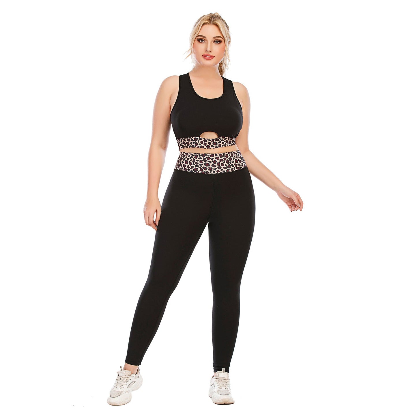 Tenues d'entraînement Grande Taille Vêtements de Yoga Moulants Pantalons Barbie Soutien-gorge de Sport