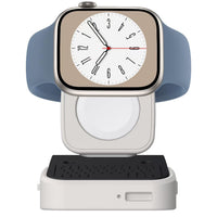 Dock Station For Apple Watch, Desktop Stand With Keyboard Design, White And Blac