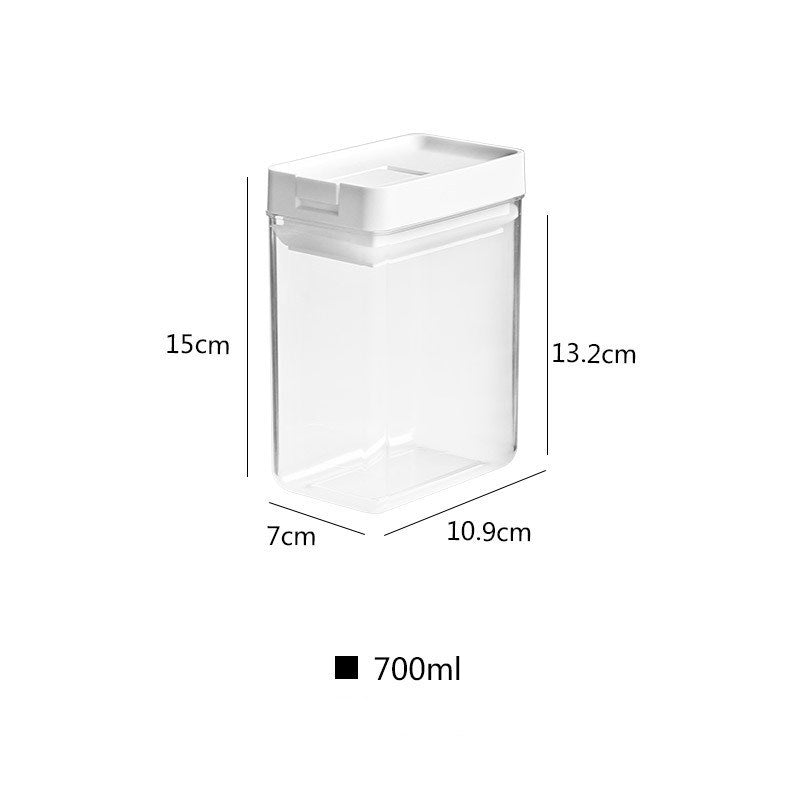 Boîte de rangement scellée pour aliments de cuisine, en plastique, grande capacité, résistante à l'humidité, réservoir de stockage de céréales, boîte à cargaison sèche