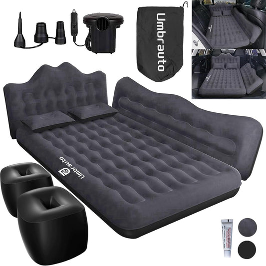 Umbrauto 23.62in/60cm Wide Inflatable Truck Mattress Car & SUV Back Seat Camping Bed with Pump