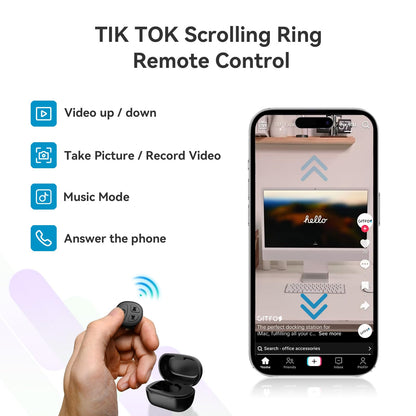 Scrolling Ring For Page Turner & Video Scrolling, Camer