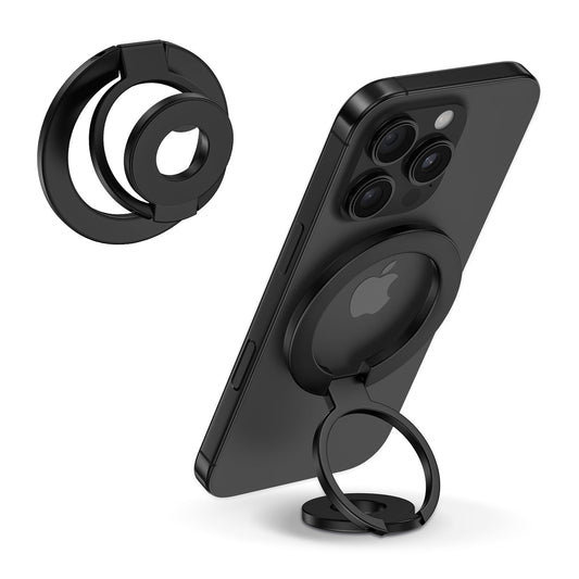Magnetic Phone Ring Holder - Dual-Sided Finger Grip Kickstand for iPhone 17 16 15 and Samsung