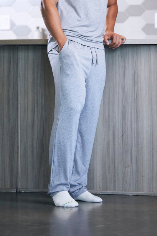 Pantalon de pyjama de détente doux en bambou pour hommes