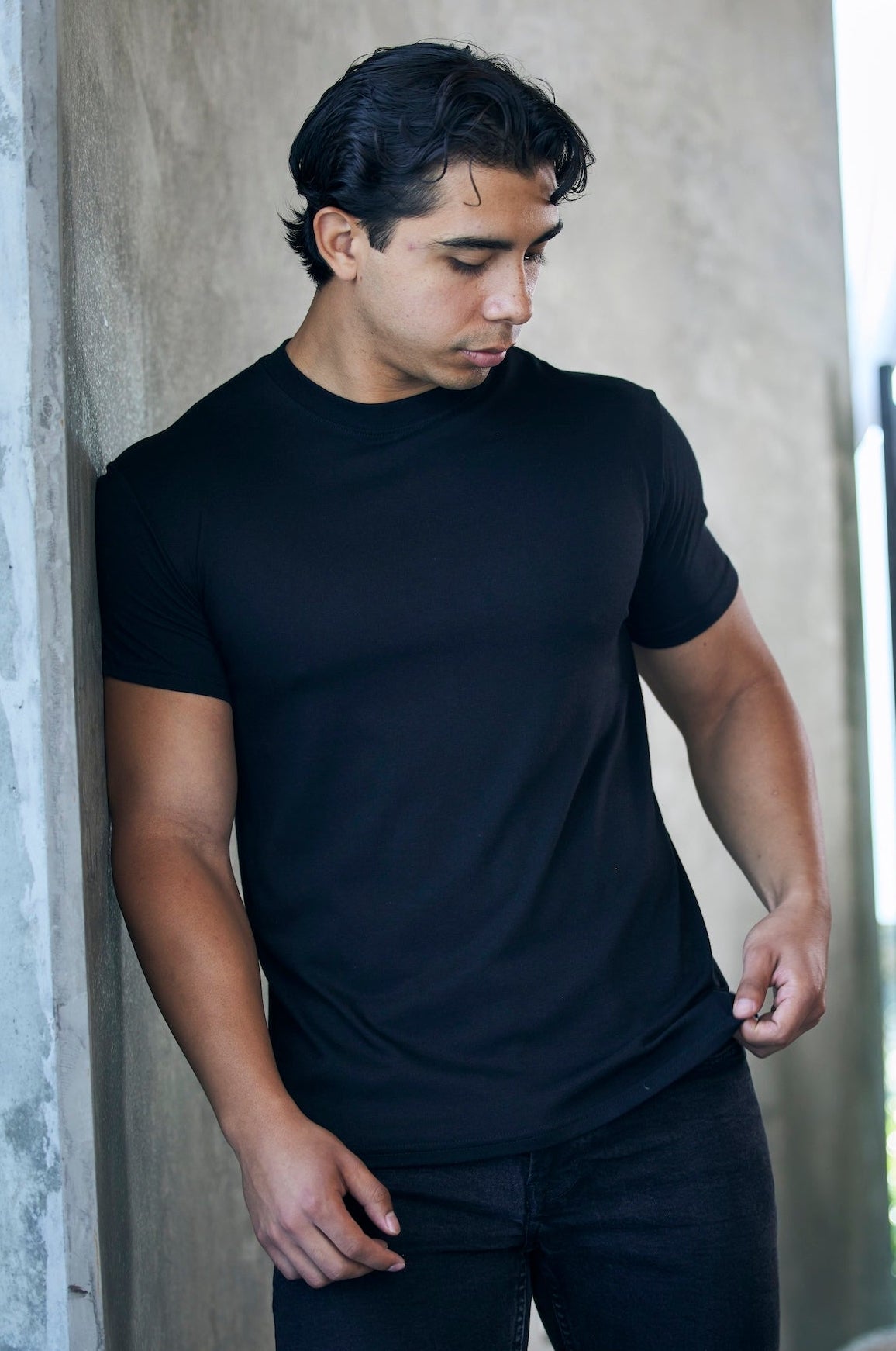 Le T-shirt Original en Viscose de Bambou/Coton Bio à Manches Courtes pour Homme - Coupe Classique
