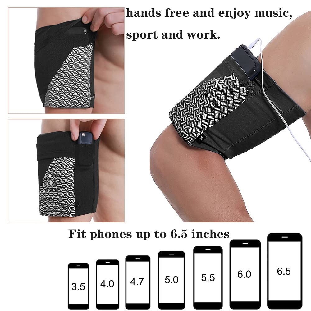 Phone Armband for Running - Universal Cell Phone Holder for Fitness and Gym Workouts