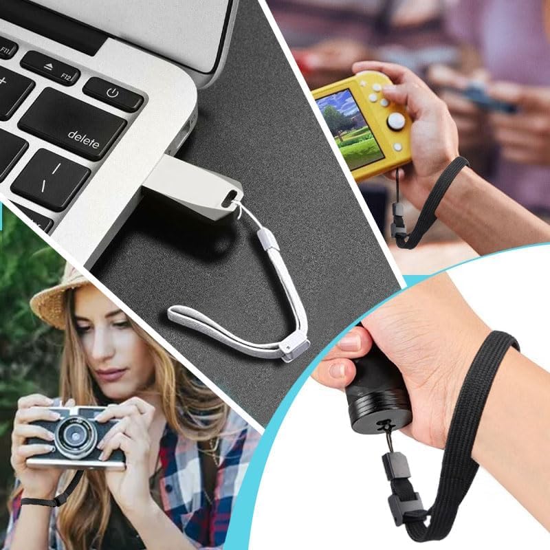 Wrist Strap,6Pcs Adjustable Phone Lanyards,Multi Purpose Wristbands With Lock Fo