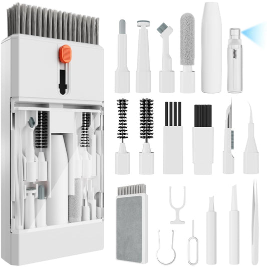 Kit Keyboard Cleaner Brush, 22-In-1 Multi-Function Laptop Cleaner Tool For Macbo