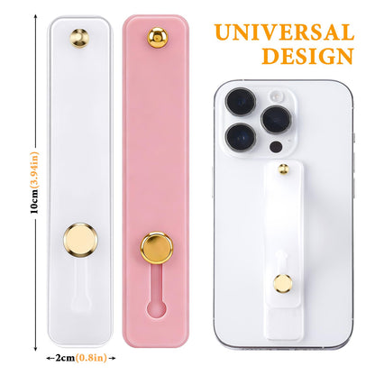 Silicone Phone Strap With Kickstand - Versatile Grip & Holder For Most Phones An