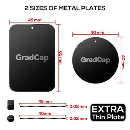 Magnetic Phone Mount - 4 Packs Universal Ultra Thin B