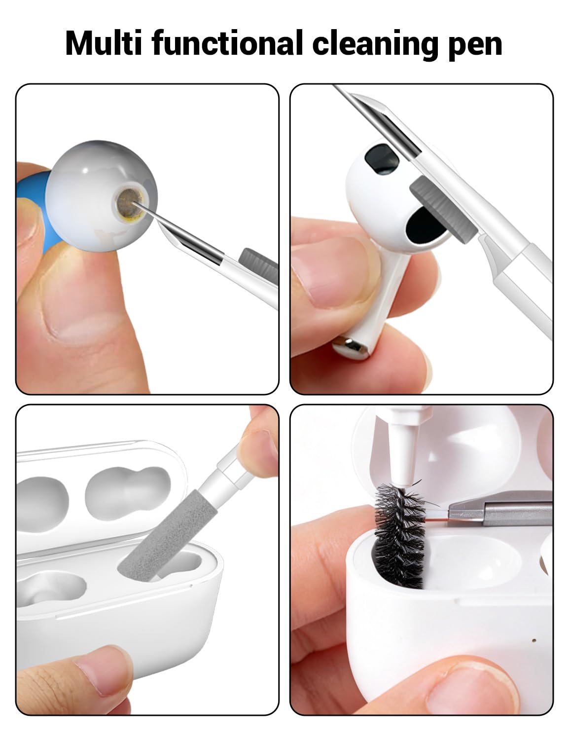Cleaner Kit For Keyboard Iphone Airpods Macbook Ipad, Cleaning Spray & Brush For