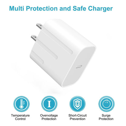 Usb C Charger Block Fast Charging 20W Type C Chargers Power Adapter For I Phone