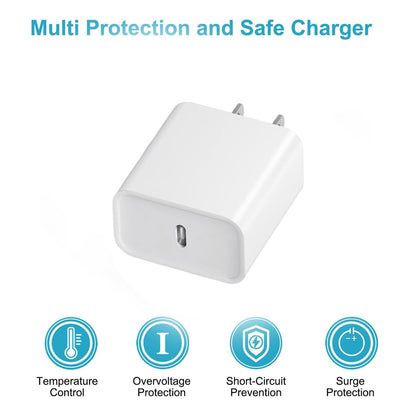 16 15 Chargeur : Charge rapide – Chargeur USB C – IPhone 17 16 Charge avec 3 packs