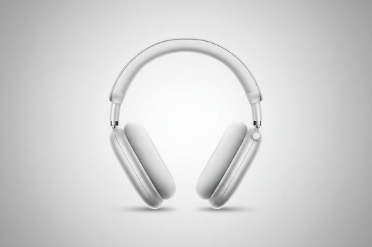 Wireless Over-Ear Headphones with Active Noise Cancelling and Built-In Microphone